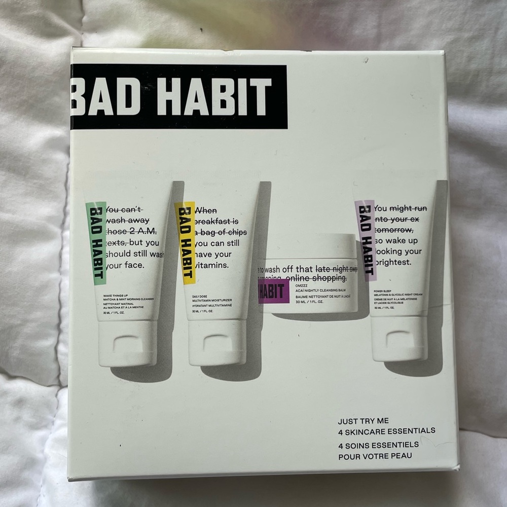 Bad Habits Skincare Set